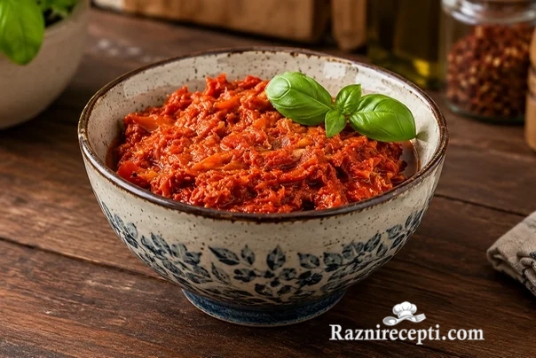 pesto sa sušenim paradajzom i bosiljkom