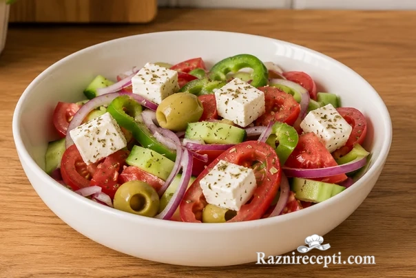 Grčka veganska salata