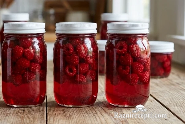 kompot od malina bez sterilizacije