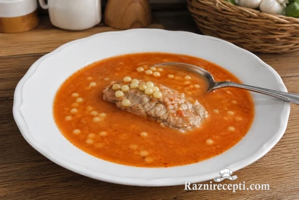 Juneća čorba sa taranom