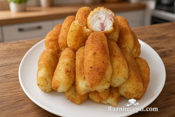 Prženi kroketi sa pršutom