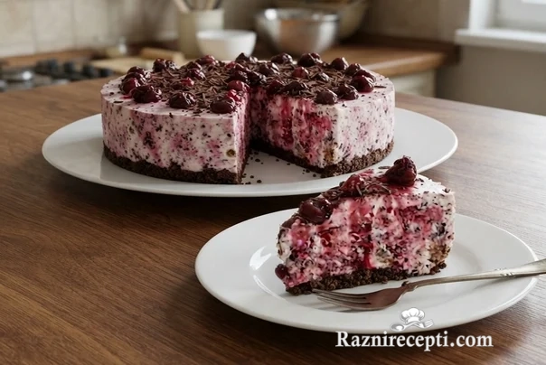 Torta Ledena kraljica sa višnjama