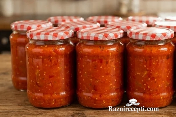 ljuti ajvar od pečenih paprika