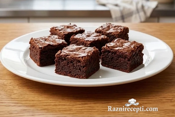Posne lešnik kocke sa čokoladom
