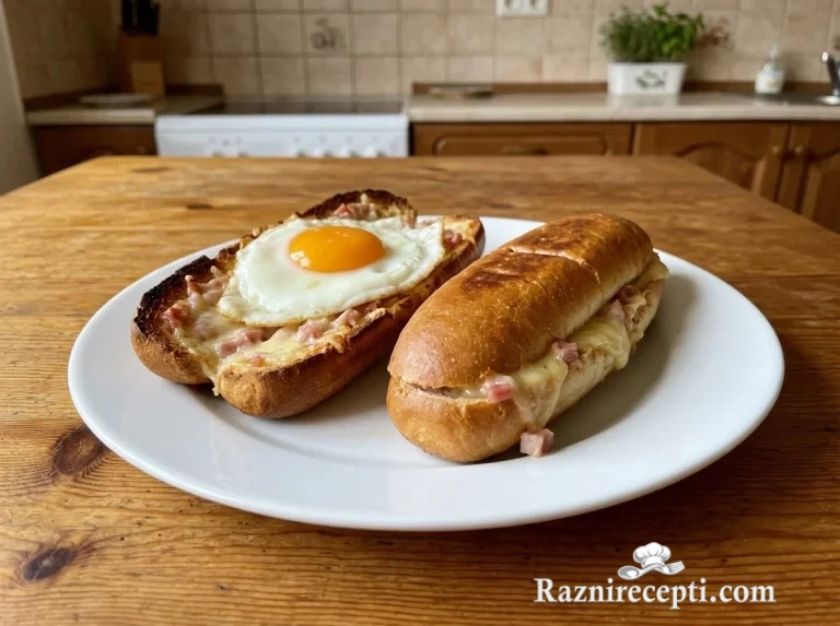 Topli sendvič sa kiflom i jajetom